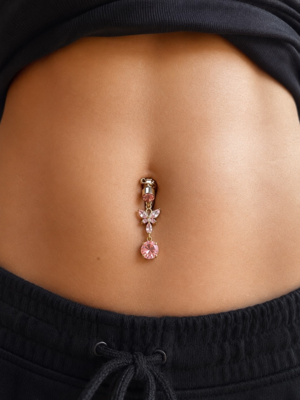 FAUX Belly Button piercing